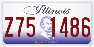 IL license plate Z751486