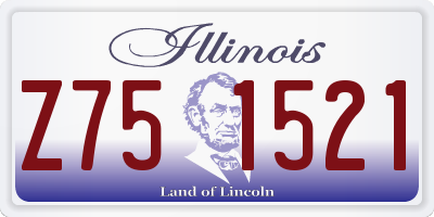 IL license plate Z751521