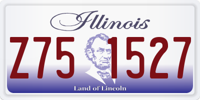 IL license plate Z751527