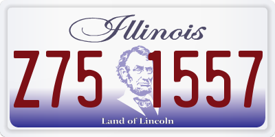 IL license plate Z751557
