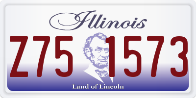 IL license plate Z751573