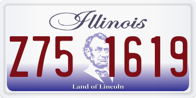 IL license plate Z751619
