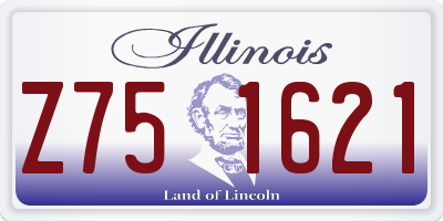 IL license plate Z751621