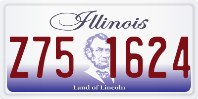 IL license plate Z751624