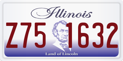 IL license plate Z751632