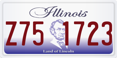 IL license plate Z751723