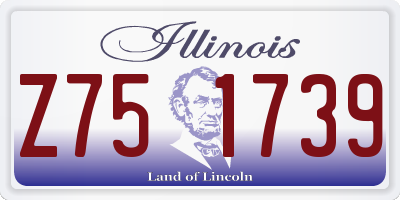 IL license plate Z751739
