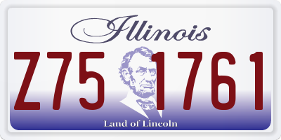 IL license plate Z751761