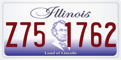 IL license plate Z751762