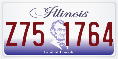 IL license plate Z751764