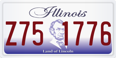 IL license plate Z751776