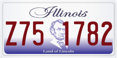 IL license plate Z751782