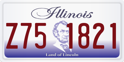 IL license plate Z751821