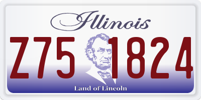 IL license plate Z751824