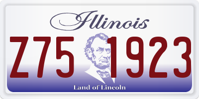 IL license plate Z751923