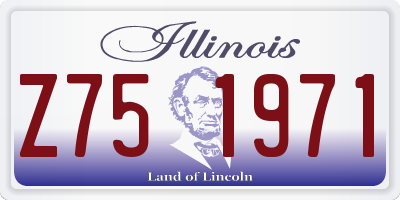 IL license plate Z751971