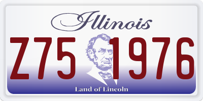 IL license plate Z751976