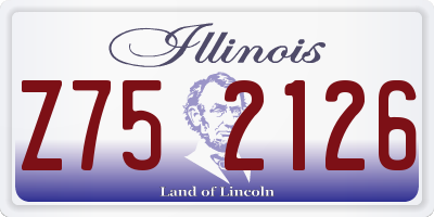 IL license plate Z752126
