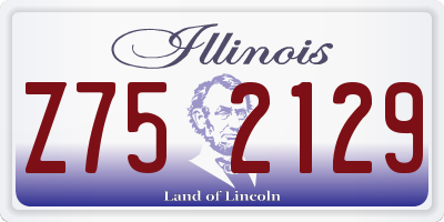 IL license plate Z752129