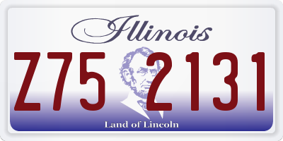 IL license plate Z752131