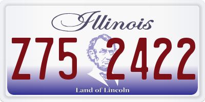 IL license plate Z752422