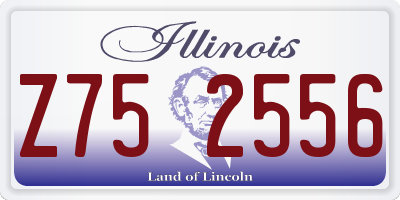 IL license plate Z752556