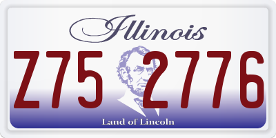 IL license plate Z752776