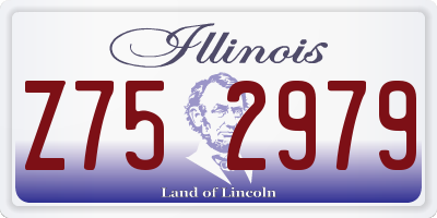 IL license plate Z752979