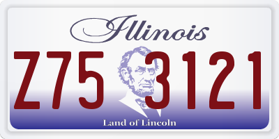 IL license plate Z753121