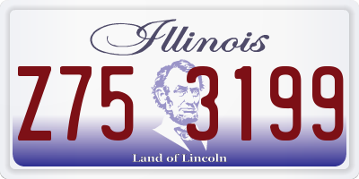 IL license plate Z753199
