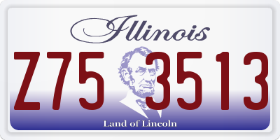 IL license plate Z753513