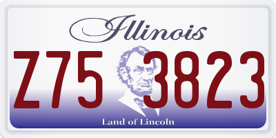 IL license plate Z753823