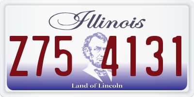 IL license plate Z754131