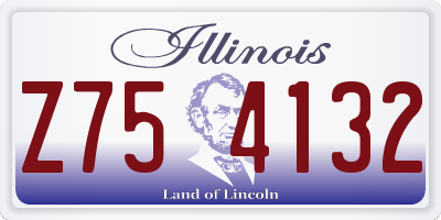 IL license plate Z754132