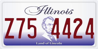 IL license plate Z754424