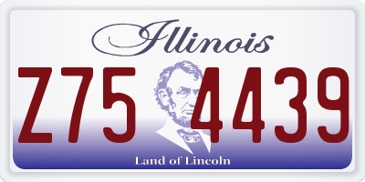 IL license plate Z754439