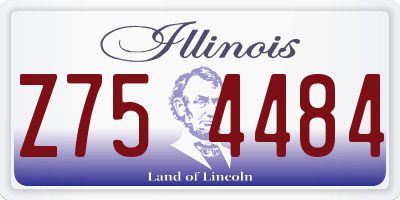 IL license plate Z754484