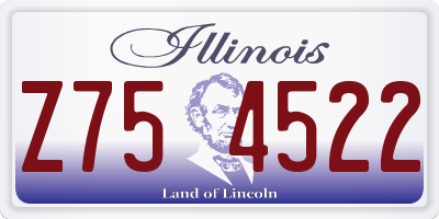 IL license plate Z754522