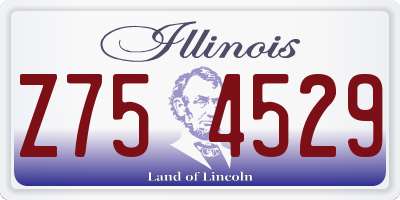 IL license plate Z754529