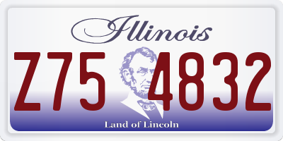 IL license plate Z754832