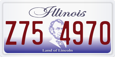 IL license plate Z754970