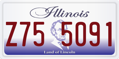 IL license plate Z755091