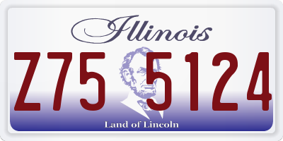 IL license plate Z755124