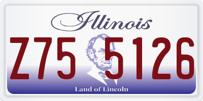 IL license plate Z755126
