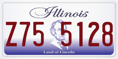 IL license plate Z755128