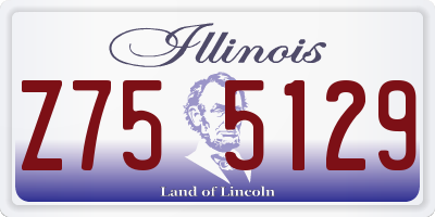 IL license plate Z755129