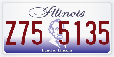 IL license plate Z755135