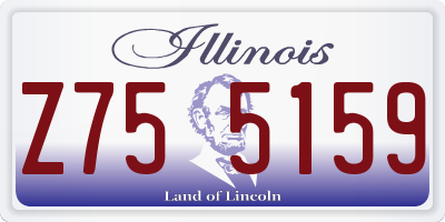 IL license plate Z755159