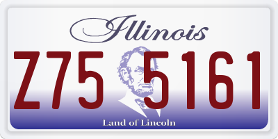 IL license plate Z755161