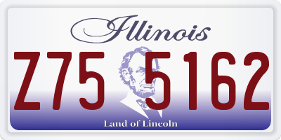 IL license plate Z755162